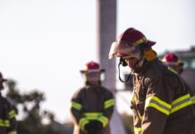 ‘부처님 오신 날’ 앞두고 전통사찰 화재 안전 조사 실시 a group of firefighters standing around a fire hydrant