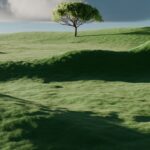 집에서도 실천하는 ‘마음 챙김’: 바쁜 일상 속 스트레스 관리법 주목 A single tree on a vibrant green rolling hill.
